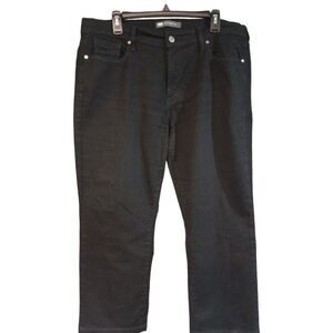 Levi's Classic Straight Leg Black Jeans Size 16M